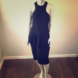 Vintage Chetta B Black Midi Dress